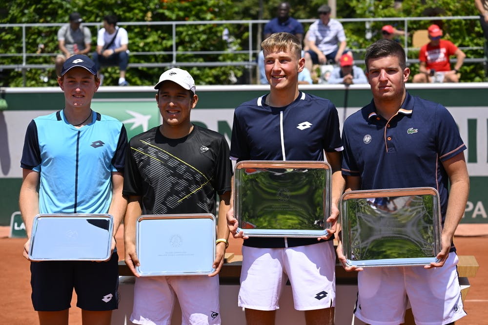 Ignacio Buse, Gonzalo Bueno, Edas Butvilas, Mili Poljicak, finale, double garçons, Roland-Garros 2022