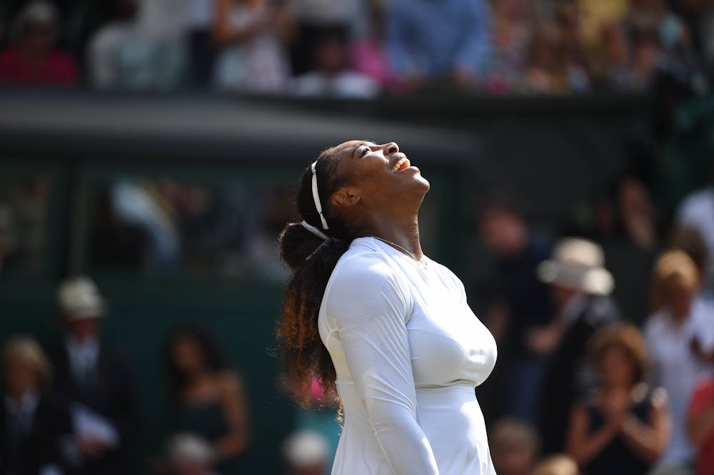 Serena Williams se qualifie pour la finale de Wimbledon 2018.