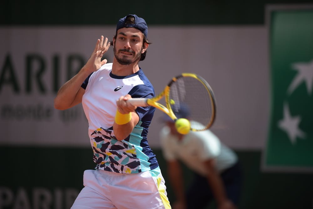 Giulio Zeppieri, 1er tour, qualifications, Roland-Garros 2022