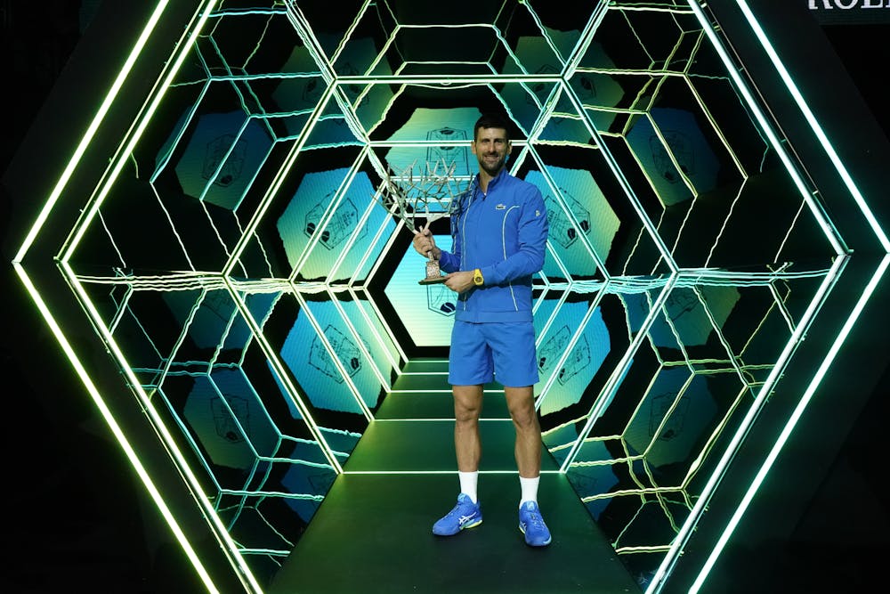 Novak Djokovic, Rolex Paris Masters 2023, Simple Messieurs, Photocall