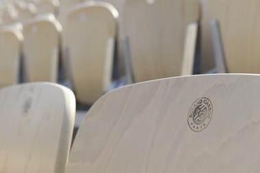 sièges Suzanne-Lenglen Roland-Garros 2018 seats.