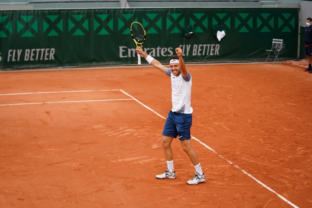 Marco Cecchinato, Roland-Garros 2020, 1er tour