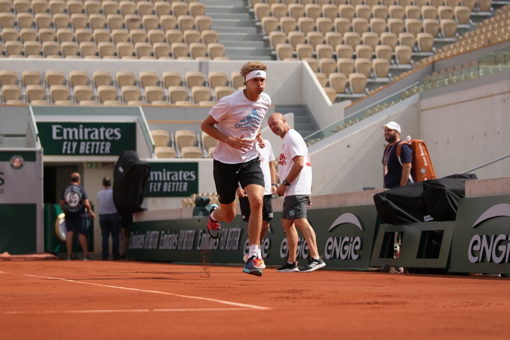 Alexander Zverev, entraînement, Roland-Garros 2022, 19/05/2022