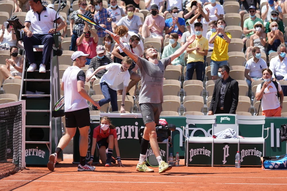 Alexander Bublik, Roland Garros 2021, doubles semi-finals