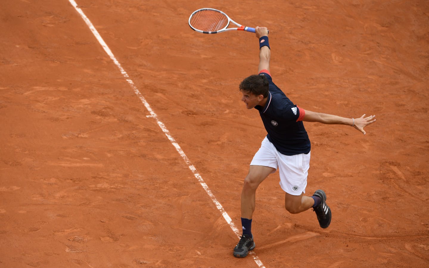 Dominic Thiem, Roland-Garros 2018, 1er tour Dominic Thiem, Roland-Garros 2018, 1er tour