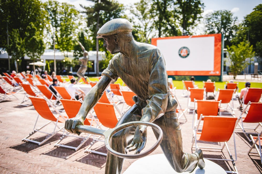 René Lacoste Statue Mousquetaires Roland-Garros
