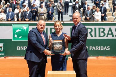 Bernard Giudicelli - Chris Evert - Guy Forget - 2019 -