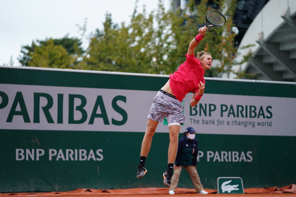 Sebastian Korda, Roland-Garros 2020, 1er tour