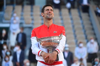 Novak Djokovic Roland-Garros 2021 smile
