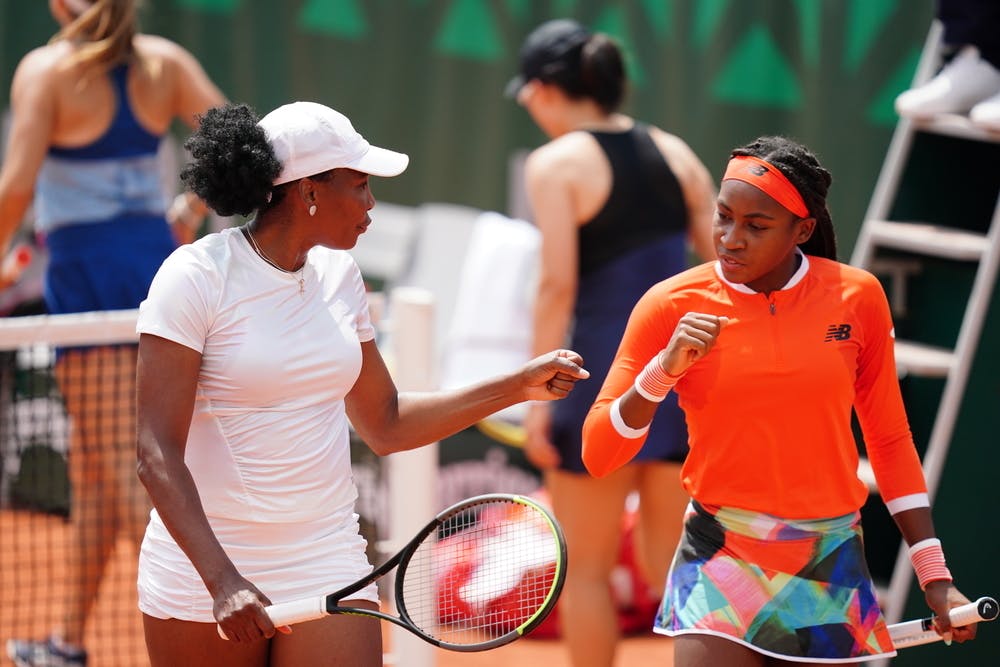 Venus Williams, Coco Gauff, Roland-Garros 2021 first round