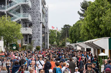 Roland-Garros 2019 - Les allées - spectateurs