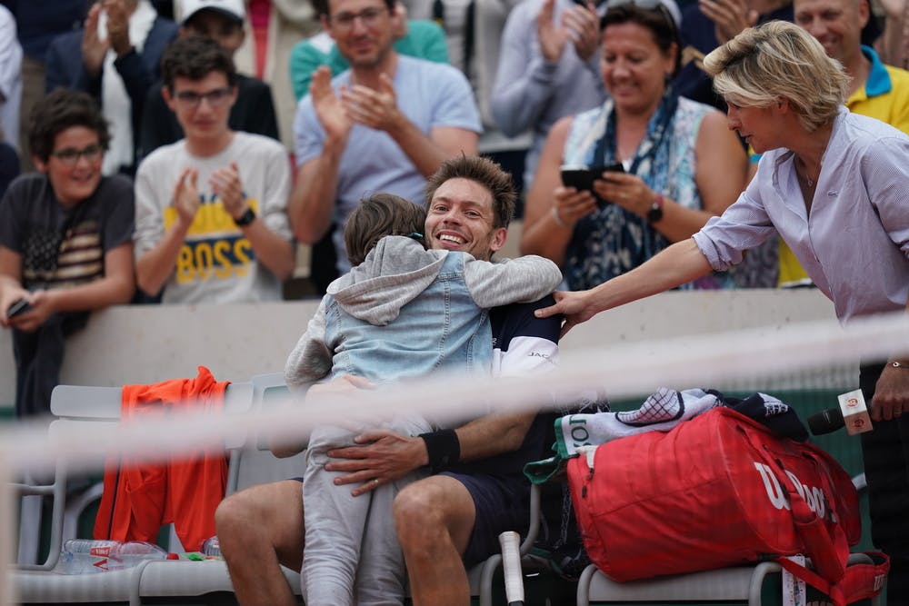 Nicolas Mahut and son