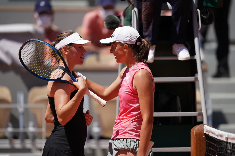 Iga Swiatek, Kaja Juvan, Roland Garros 2021, first round