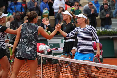Kristina Mladenovic and Timea Babos