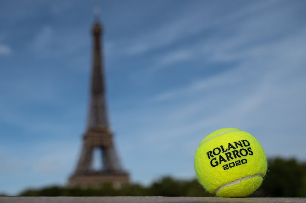 Tour Eiffel, balle de tennis, roland-garros