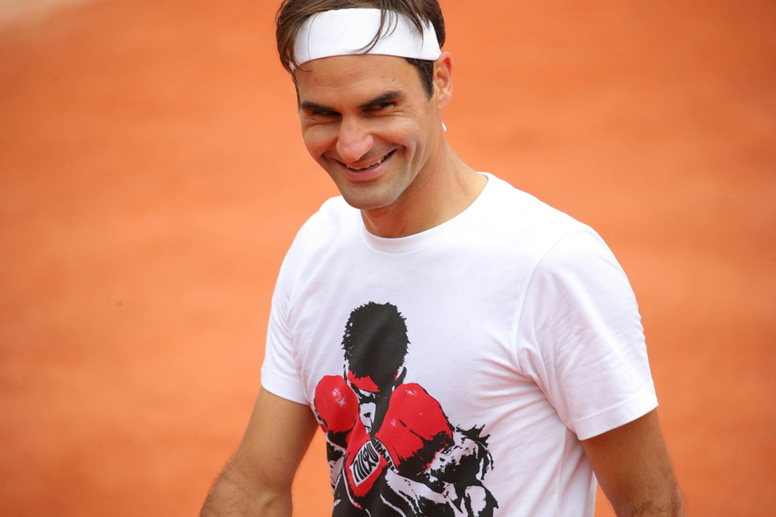 Roger Federer - Roland-Garros 2019 first practice
