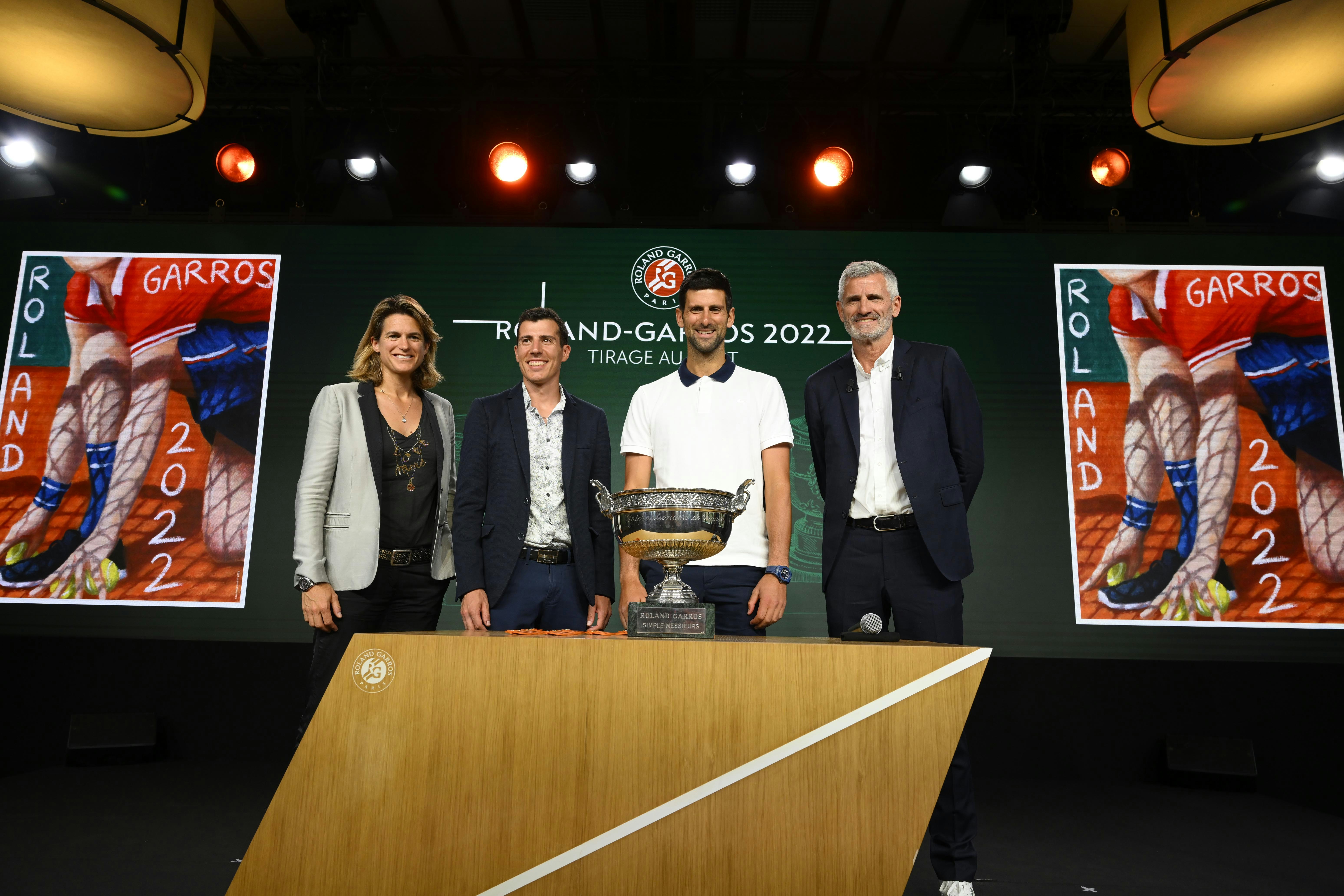 Draw revealed Djokovic, Nadal, Alcaraz share same half - Roland-Garros