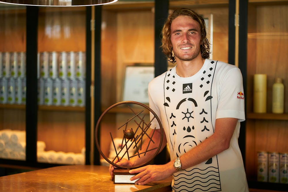 Stefanos Tsitsipas, Mallorca Championships 2022, final, trophy