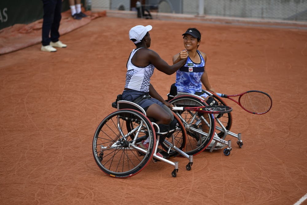 Kgothatso Montjane, Yui Kamiji, final, women's wheelchair doubles, ROland-Garros 2023