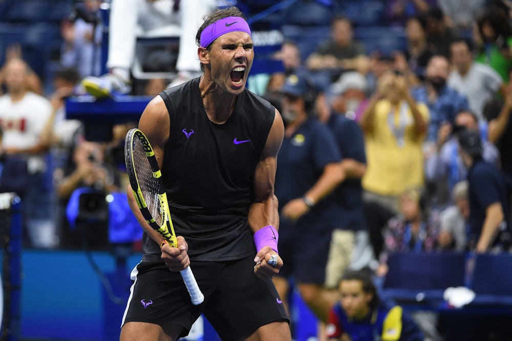 Hear Rafa Nadal roar during his quarterfinal at the 2019 US Open