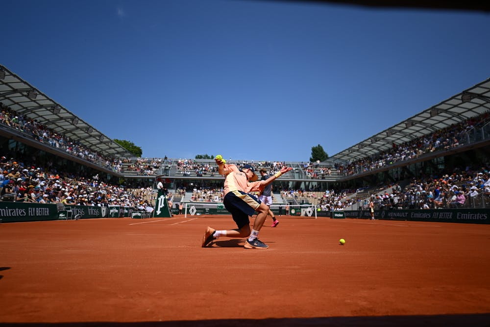 Ballkid, first round Roland-Garros 2023