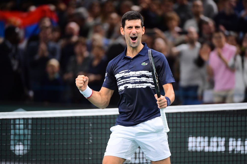 Novak Djokovic's victory at the Rolex Paris Masters 2019