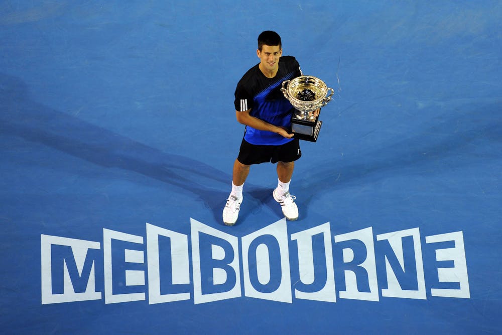 Novak Djokovic, Open d'Australie 2008, remise des prix 