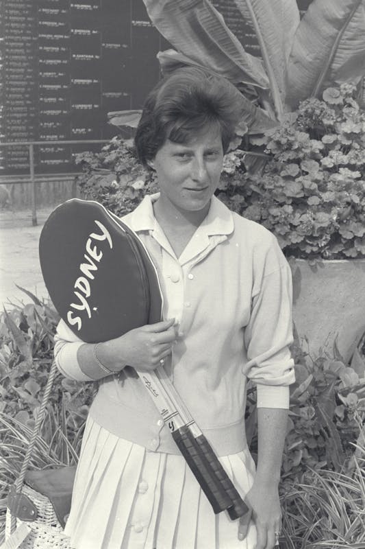 Françoise Dürr, National 1961 / Françoise Dürr French national Championship, 1961.