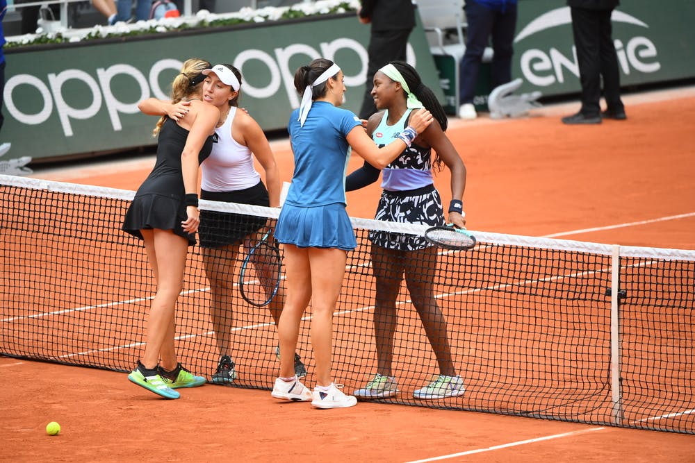 Kristina Mladenovic, Jessica Pegula, Caroline Garcia & Coco Gauff / Roland-Garros 2022