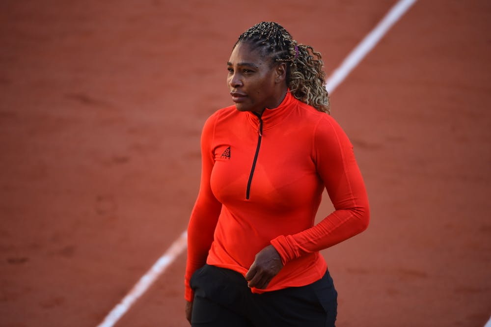 Serena Williams, Roland-Garros 2020, practice