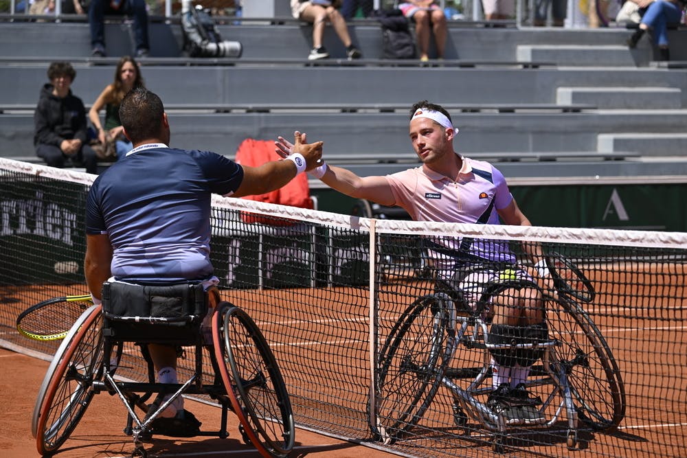 Alfie Hewett, Tom Egberink, quart de finale, tennis-fauteuil, Roland-Garros 2022