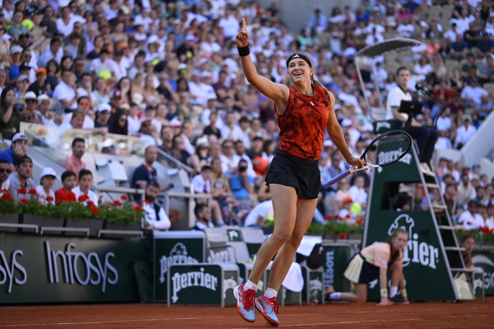 Karolina Muchova, first round, Roland-Garros 2023