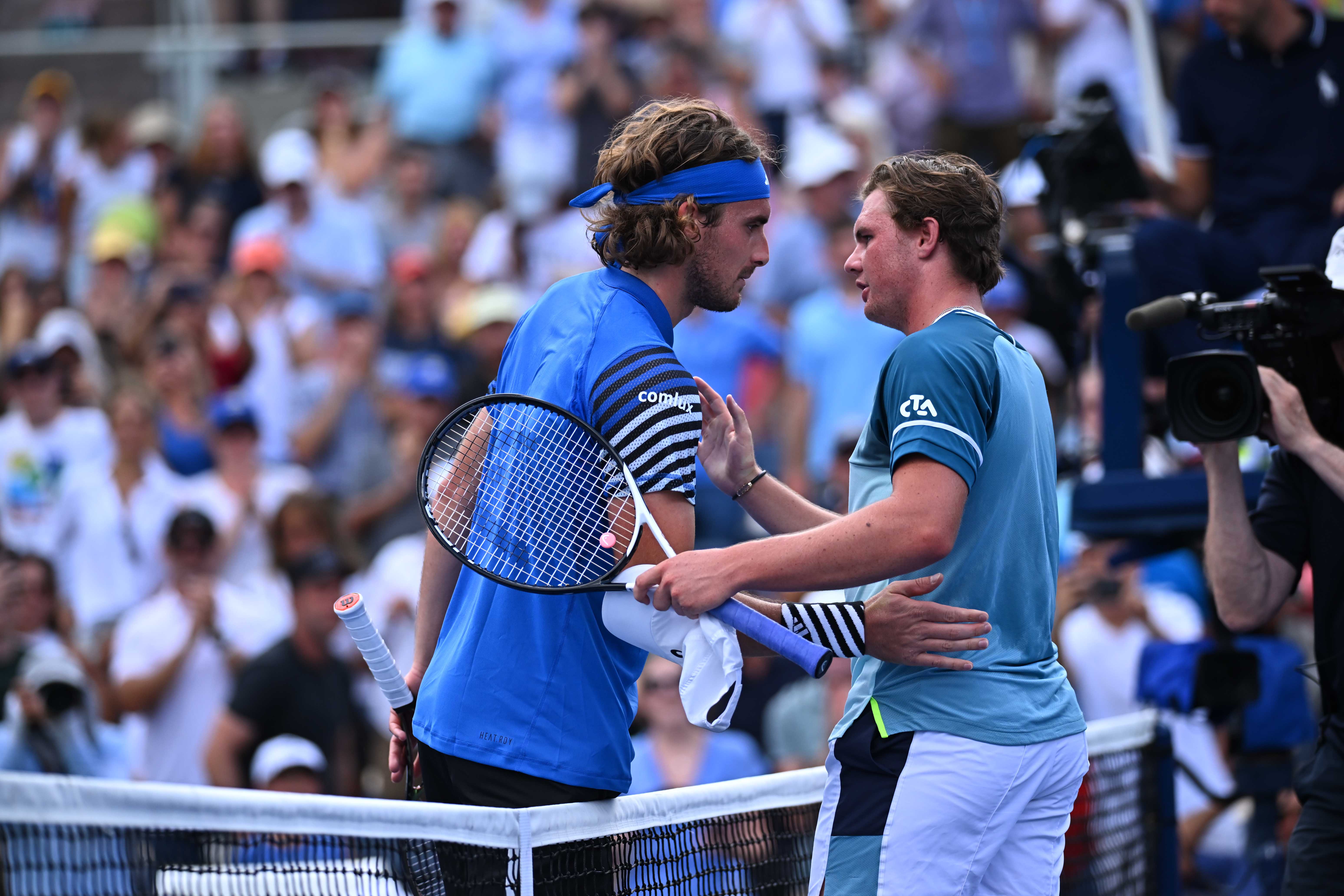 Stefanos Tsitsipas & Dominic Striker / 2e tour US Open 2023