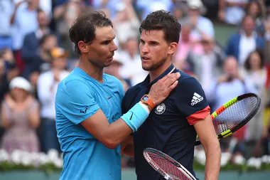 Rafael Nadal et Dominic Thiem, Roland-Garros 2018