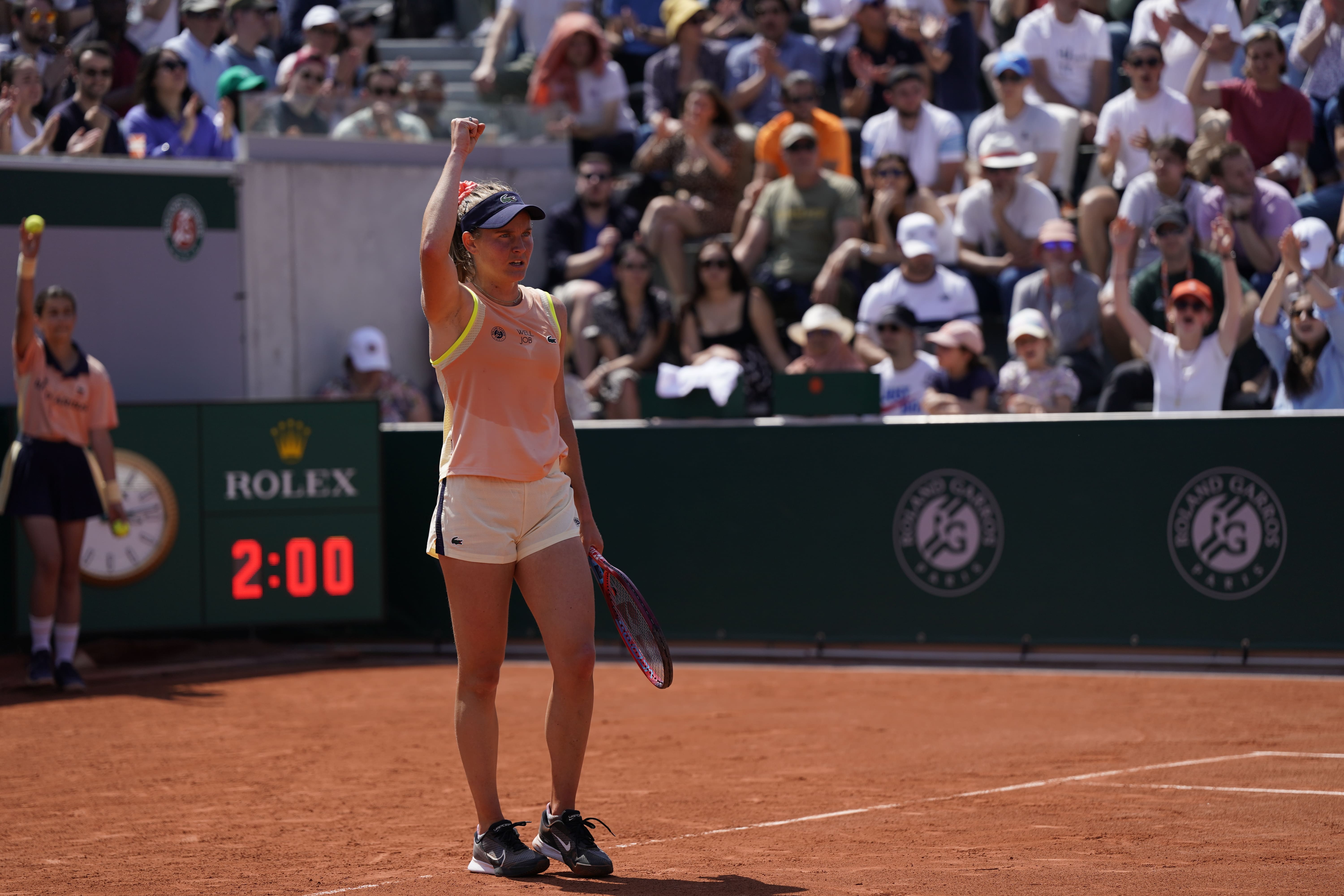 Fiona Ferro, 3e tour, qualifications, Roland-Garros 2023