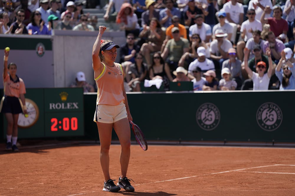 Fiona Ferro, 3e tour, qualifications, Roland-Garros 2023