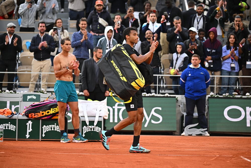 Félix Auger-Aliassime & Rafael Nadal / Roland-Garros 2022