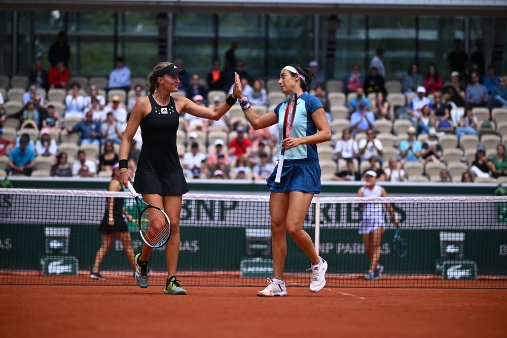 Kristina Mladenovic, Caroline Garcia, quart de finale, double dames, Roland-Garros 2022