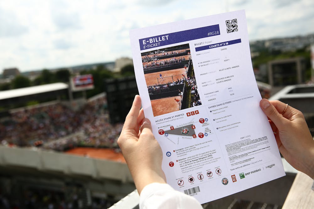 Billetterie : comment acheter ses places pour Roland-Garros 2019
