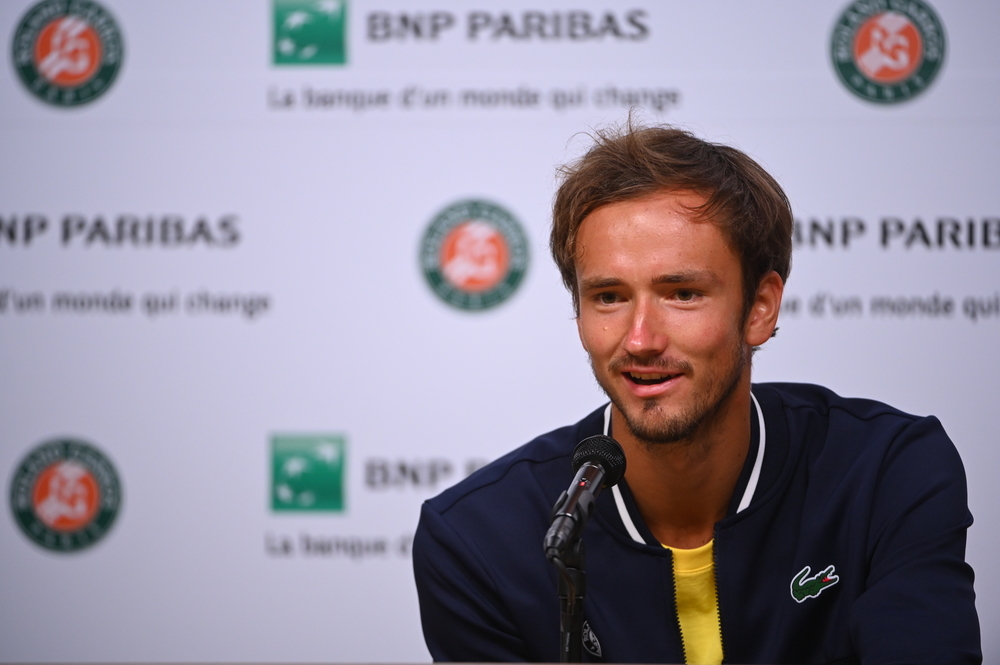 Daniil Medvedev Roland-Garros 2021