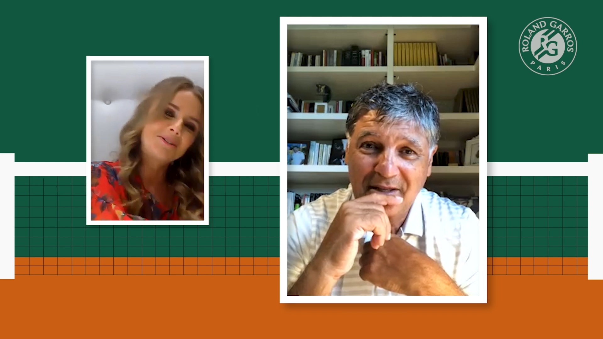 Daniela Hantuchova & Toni Nadal two weaks before Roland-Garros 2020