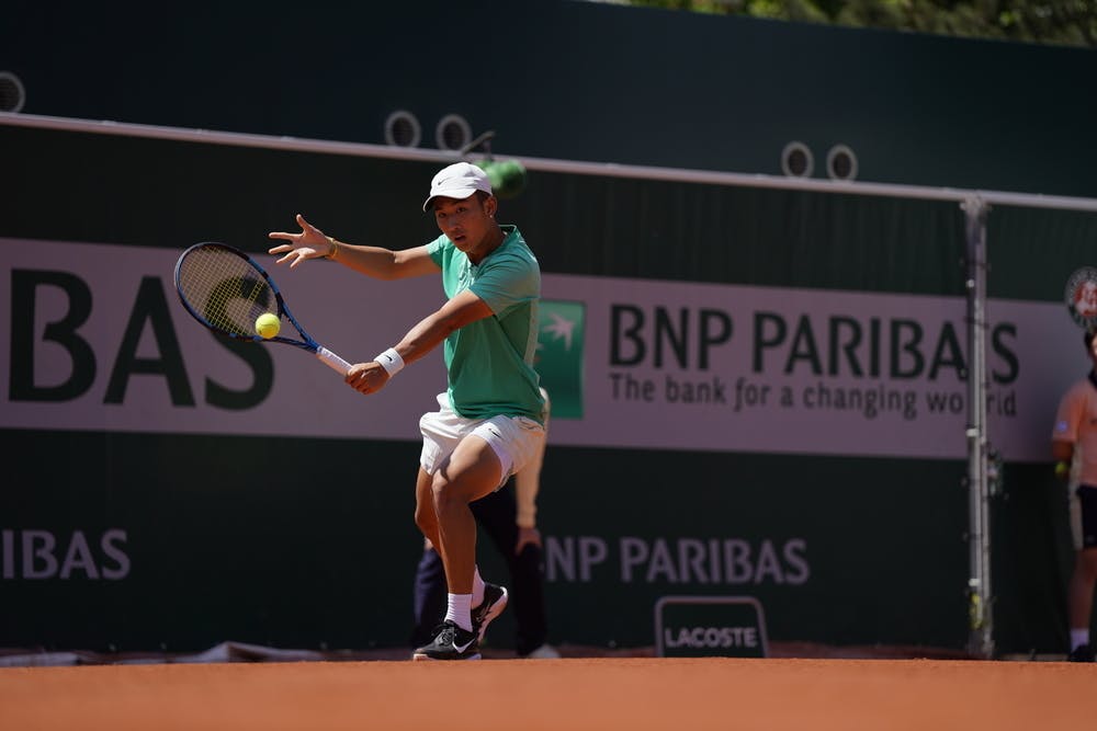 Juncheng Shang, 2e tour, qualifications, Roland-Garros 2023