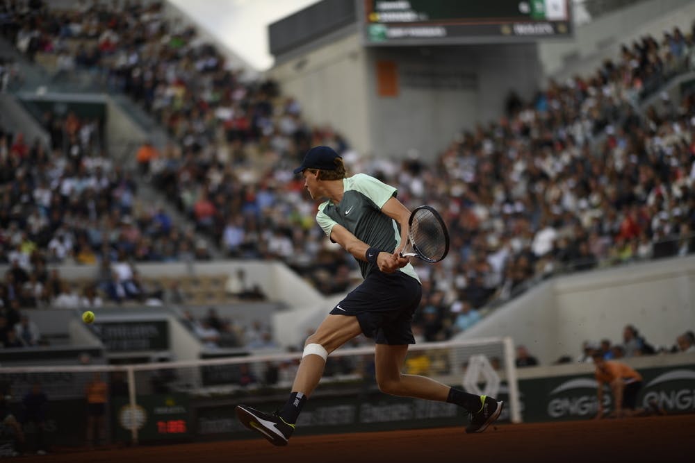 Jannik Sinner, huitièmes de finale, Roland-Garros 2022