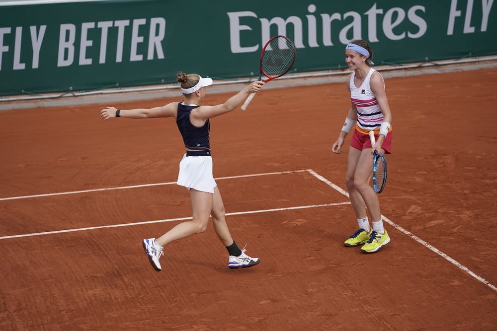 Nikola Bartunkova, Celine Naef, demi-finales, double filles, Roland-Garros 2022
