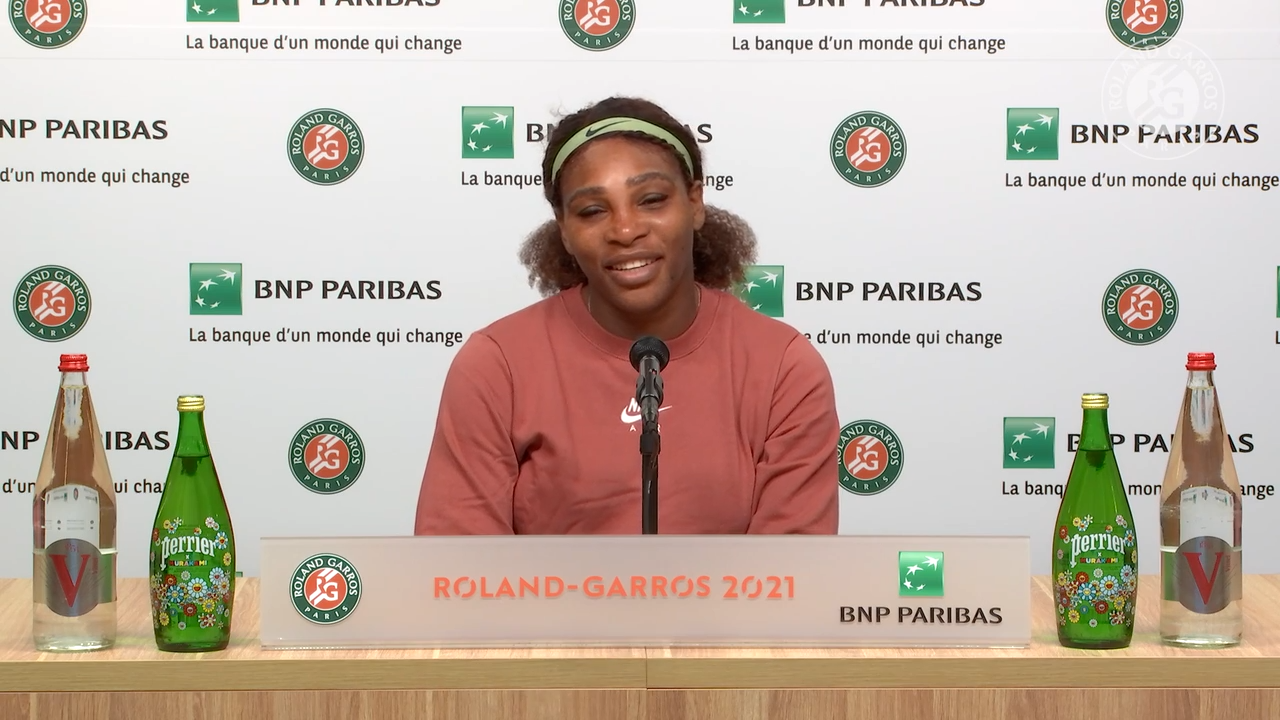 Conférence de presse Serena Williams - Premier Tour
