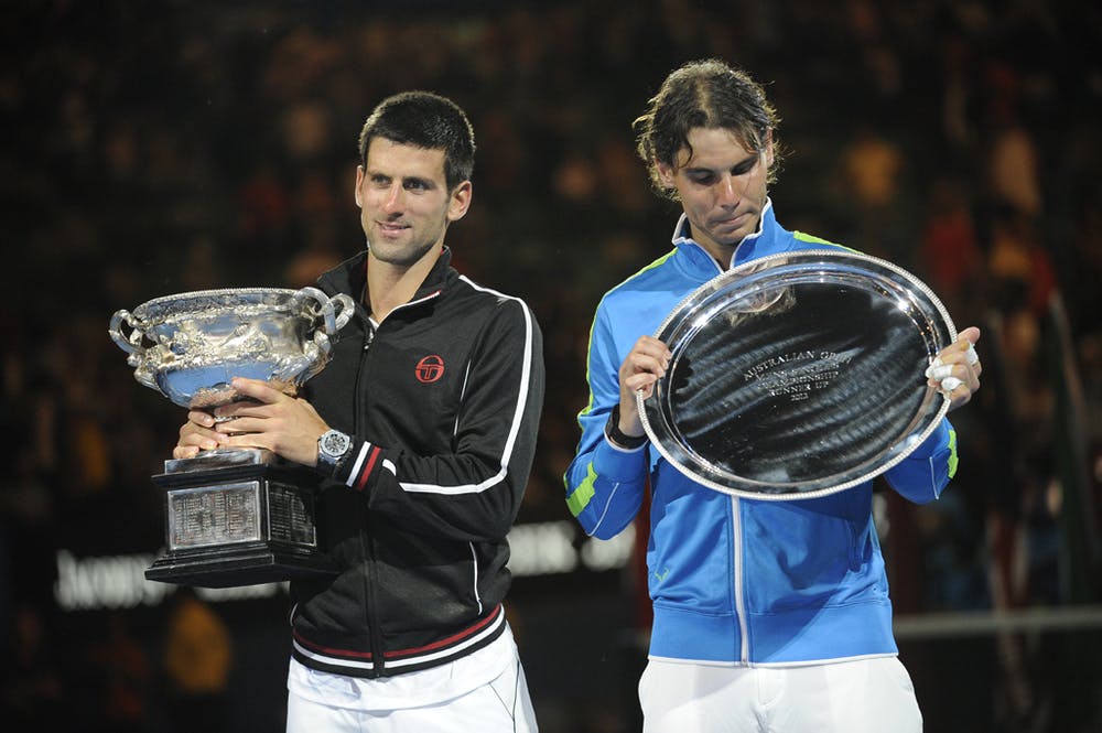 Novak Djokovic, Rafael Nadal, Open d'Australie 2012, remise des prix