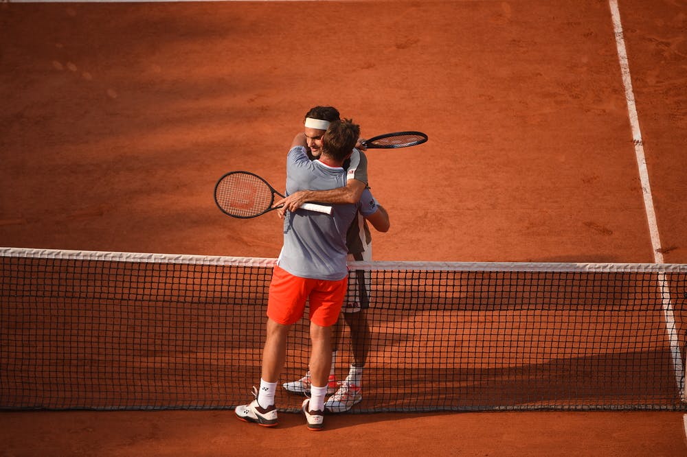 Roland-Garros 2019 - Federer - Wawrinka - court Suzanne-Lenglen