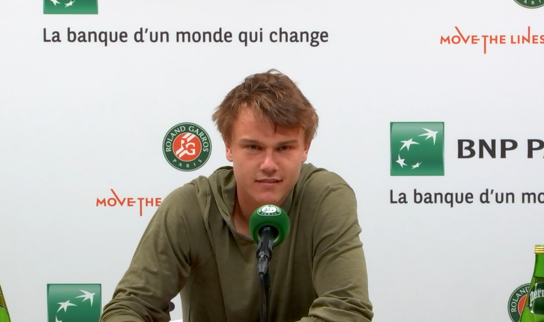 Holger Rune, press, Roland-Garros 2023