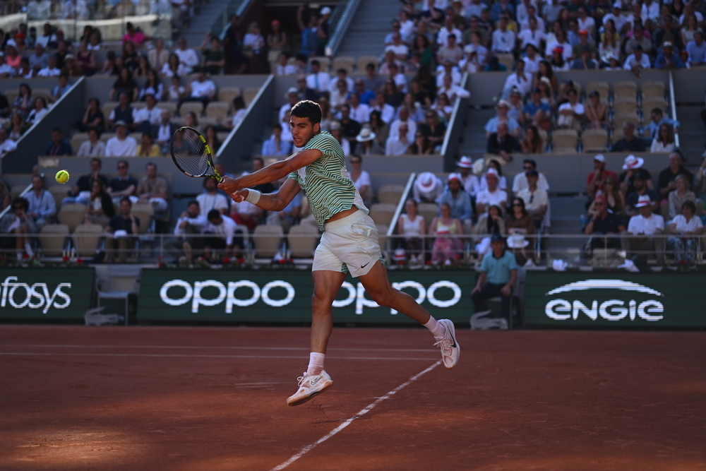 Carlos Alcaraz, fourth round, Roland-Garros 2023