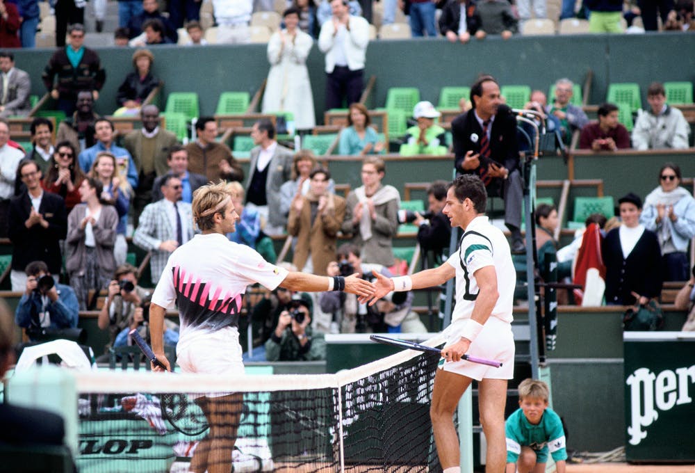 Thierry Champion Guy Forget Roland-Garros 1990